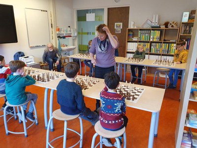 Ruimte 2 met Annemarie als simultaangever Ruimte 2 met Annemarie als simultaangever